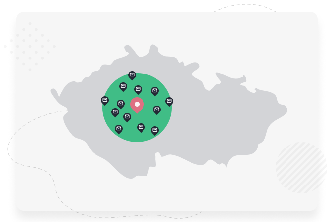 GPS modul komunikační platformy Targito pro vaše digitální kampaně.